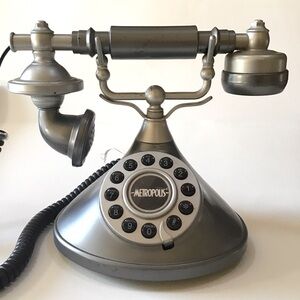 Conair Metropolis Phone French Style SW2509PWT Pewter Gray Corded Push Button